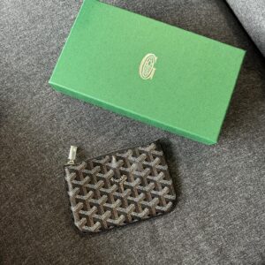 SENAT MINI POUCH  一字拉鍊卡片零錢包 黑黑