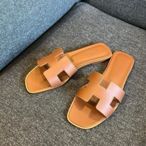 經典ORAN H拖鞋 金棕 37