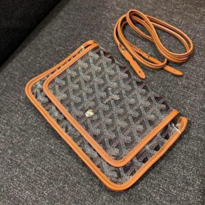 PLUMET POCKET WALLET 信封包 黑焦糖
