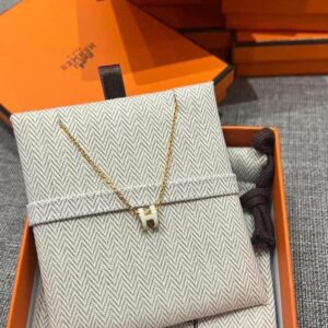 經典mini POP H項鍊 白金