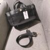 FIBRENO 燙金LOGO長方包 All Black 全黑款
