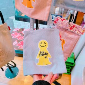 MR. Friendly Cafe 棉布小書袋