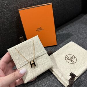 經典POP H項鍊 黑玫瑰金