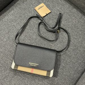 牛皮格紋方WOC 黑