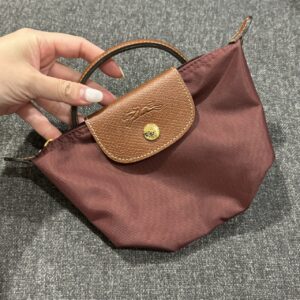 LE PLIAGE 原創系列 小提袋 酒紅色