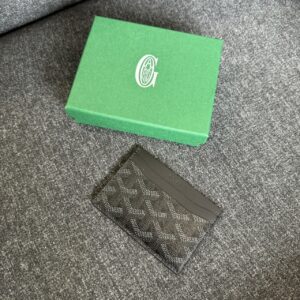 SAINT-SULPICE CARD WALLET卡片夾 全黑拼內裏紅