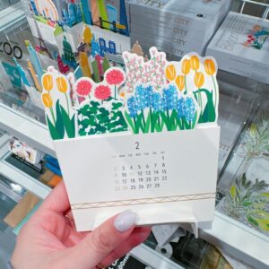 日本藝術家 2025年 一盆花花桌曆