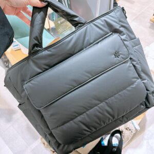 日本知名質感登山品牌 SNOW PEAK 蓬蓬尼龍公事包 黑 棉花糖白 奶茶米