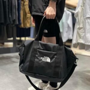 THE NORTH FACE  尼龍拉鍊旅行包 黑