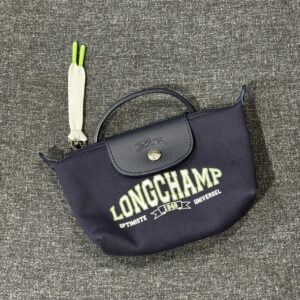 LE PLIAGE 系列  大LOGO 小提袋 深藍
