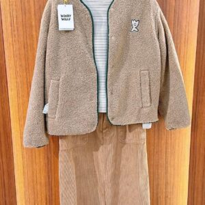 韓國文青品牌 wacky Willy (前what it isNT) 熊寶寶雙面外套