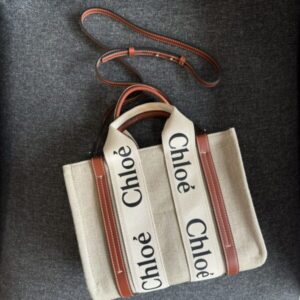 Store 628 厚帆布Woody 小托特包《新款有背帶》 米拼焦糖