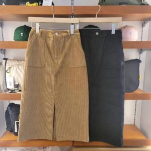 wacky Willy (前what it isNT) 開心小花燈芯絨長裙 駝 黑