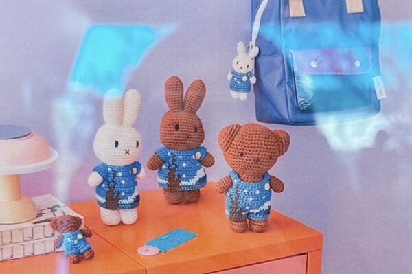 MIFFY 米菲兔🐰 荷蘭藝術家限定  手工製造質感針織娃娃