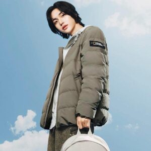 NATIONAL GEOGRAPHIC 國家地理頻道 2024最新鵝絨升級版 HERON 輕量鵝絨外套  《中性款》N244UDW020 873軍綠