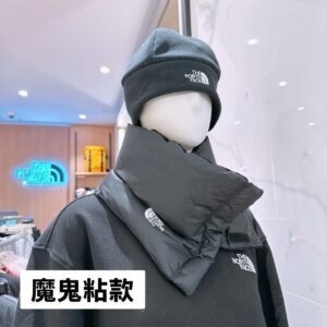 THE NORTH FACE  超實用不脫落圍巾 黑