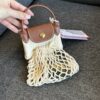 LE PLIAGE FILET系列 漁網包 XS 亞麻白：圖片 2