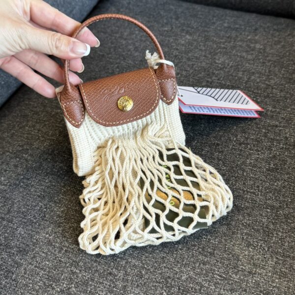 LE PLIAGE FILET系列 漁網包 XS 亞麻白：圖片 2