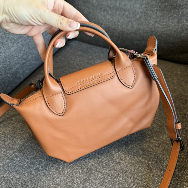 LE PLIAGE XTRA 系列 牛皮迷你手提包 XS 白蘭地：圖片 3