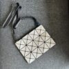 ISSEY MIYAKE 4X3斜背包 拼接灰白