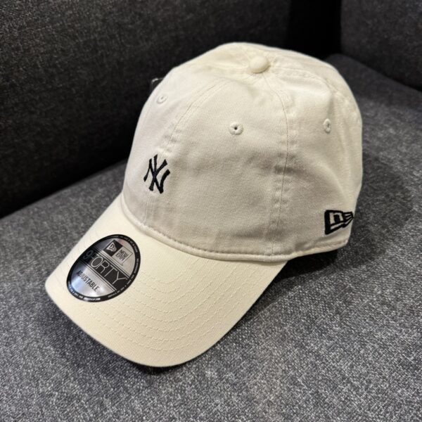 New Era 小LOGO棒球帽 白 玫瑰粉