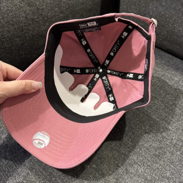 New Era 小LOGO棒球帽 白 玫瑰粉：圖片 9