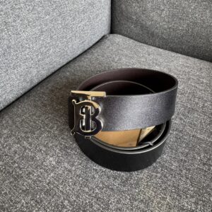 經典TB腰帶 黑銀 80cm