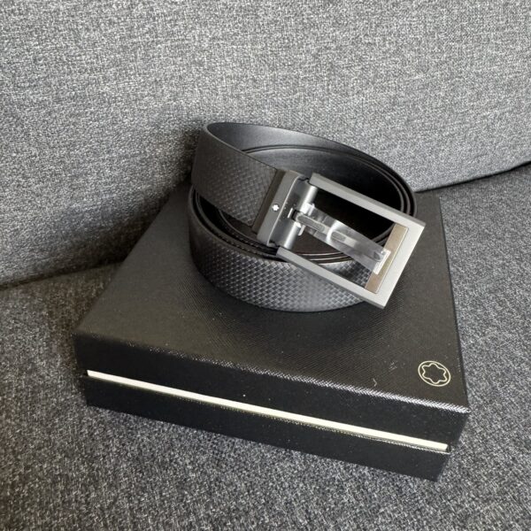 MONTBLANC 萬寶龍 腰帶 黑 120cm
