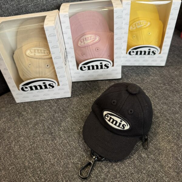 emis 棒球帽造型小物包吊飾