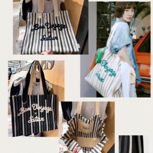 SATUR 厚帆布大海灘包