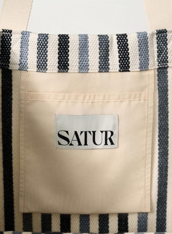 SATUR 厚帆布大海灘包：圖片 7