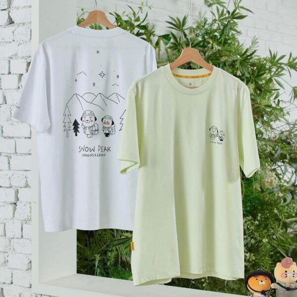 日本知名質感登山品牌 SNOW PEAK X 카카오프렌즈 KAKAO FRIENDS KAKAO聯名款 登山短TEE《成人版》