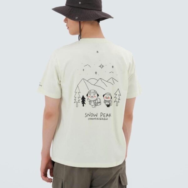 日本知名質感登山品牌 SNOW PEAK X 카카오프렌즈 KAKAO FRIENDS KAKAO聯名款 登山短TEE《成人版》：圖片 5
