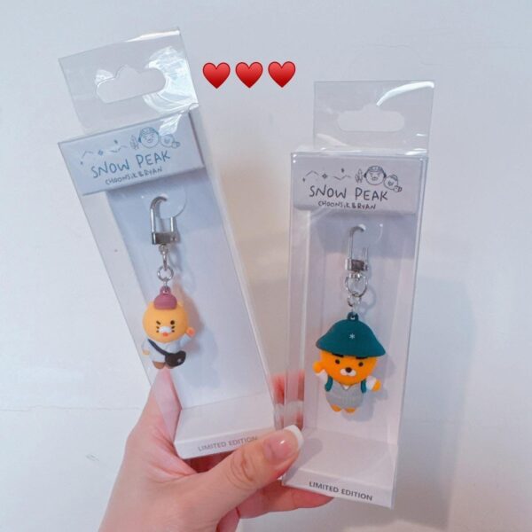 日本知名質感登山品牌 SNOW PEAK X 카카오프렌즈 KAKAO FRIENDS 超萌小吊飾1+1組合
