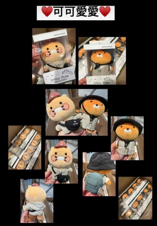 日本知名質感登山品牌 SNOW PEAK X 카카오프렌즈 KAKAO FRIENDS 超萌大吊飾：圖片 2