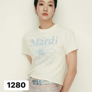 MARDI MERCREDI 合身短TEE