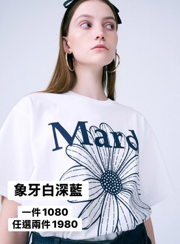 MARDI MERCREDI 經典短TEE：圖片 2