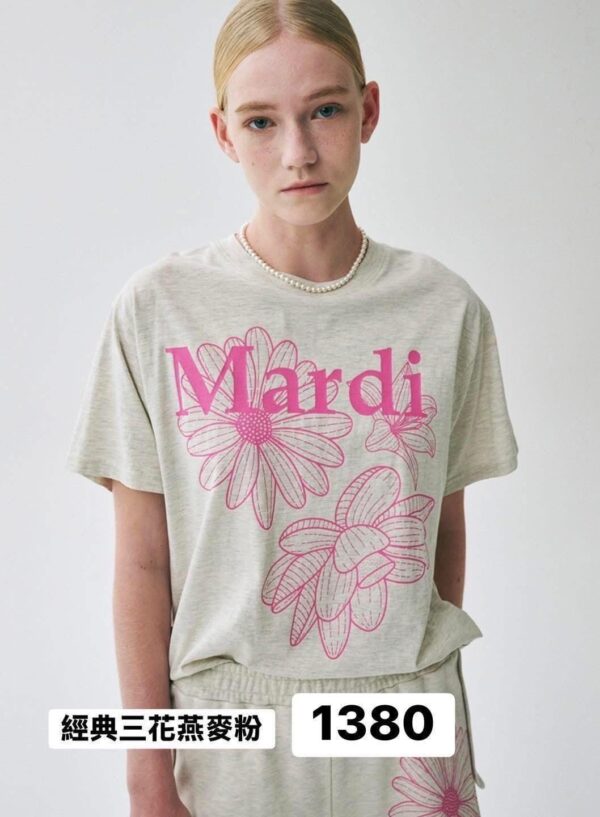 MARDI MERCREDI 經典短TEE 三花：圖片 5