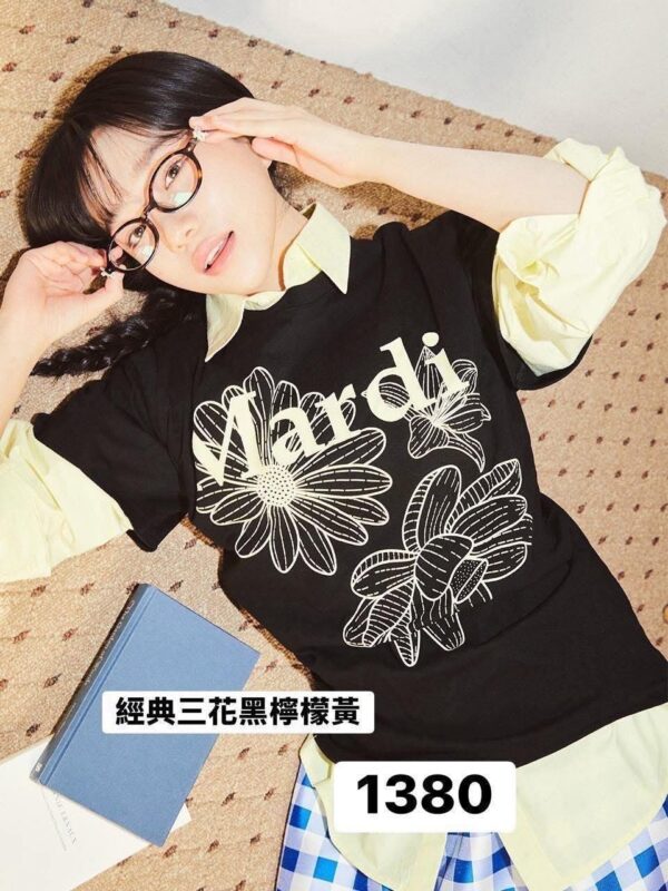 MARDI MERCREDI 經典短TEE 三花：圖片 6