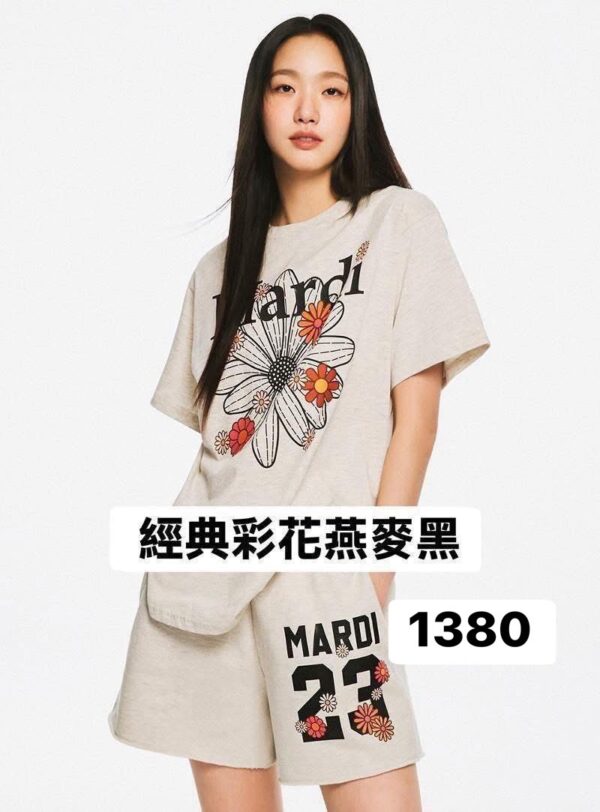 MARDI MERCREDI 經典短TEE 經典彩花
