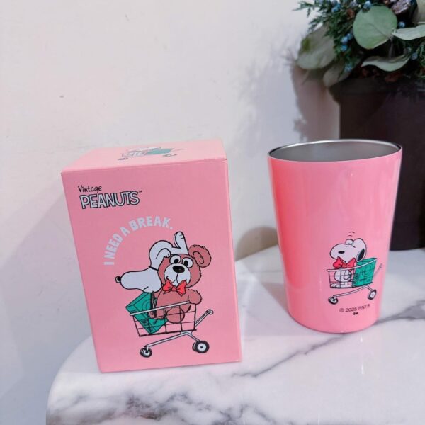 SNOOPY 小熊🐻系列 不銹鋼杯：圖片 2