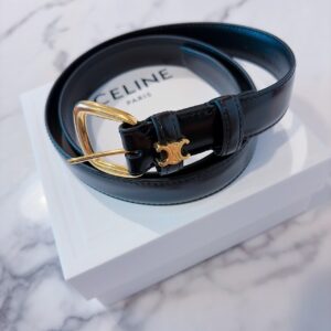 Store 621 新款VIVIENNE TAURILLON 皮帶 黑金85cm