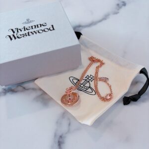 Store 734 立體土星項鍊《中款》 短鏈/玫瑰金