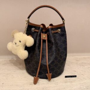Store 1038 老花凱旋門mini水桶包 咖啡
