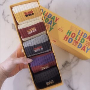 KODAK 柯達  拼接襪子5雙組《萬聖節限量版🎃》