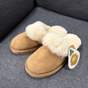 Store 822 澳洲知名雪靴品牌 JUMBO UGG 毛毛拖鞋 栗子色 歐碼38