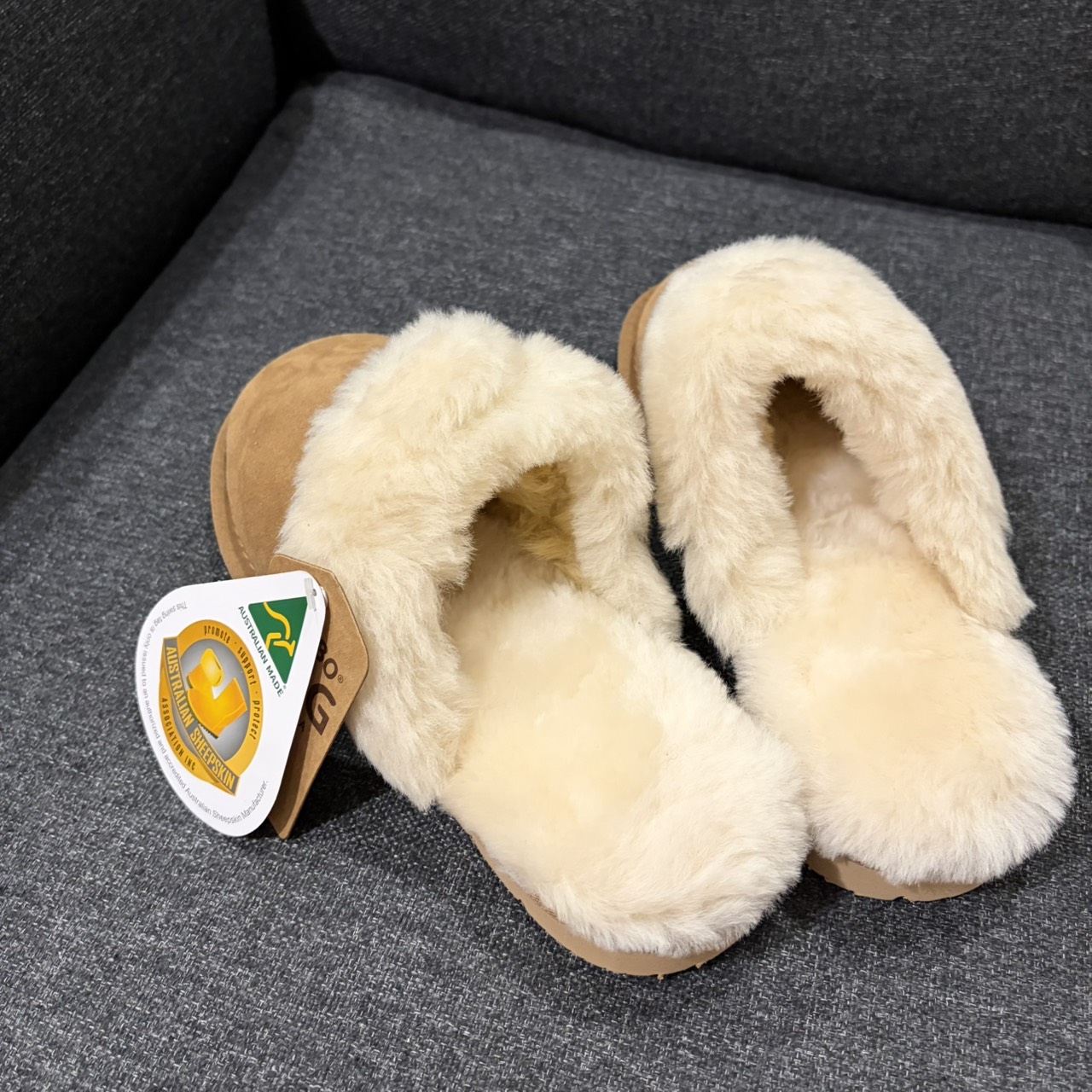 澳洲知名雪靴品牌 JUMBO UGG 毛毛拖鞋 栗子色 歐碼38 4 澳洲知名雪靴品牌 JUMBO UGG 毛毛拖鞋 栗子色 歐碼38:圖片 4