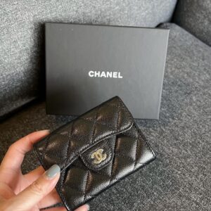 Store 1099 超難買雙層名片夾 荔枝牛皮黑金