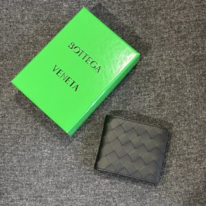 Store 947 經典大編織羊皮系列 零錢袋短夾 黑