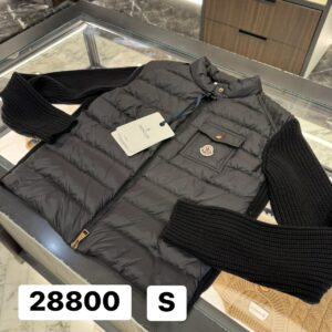 Store 387 MONCLER 專櫃款 女款拼接羽絨外套 黑 S
